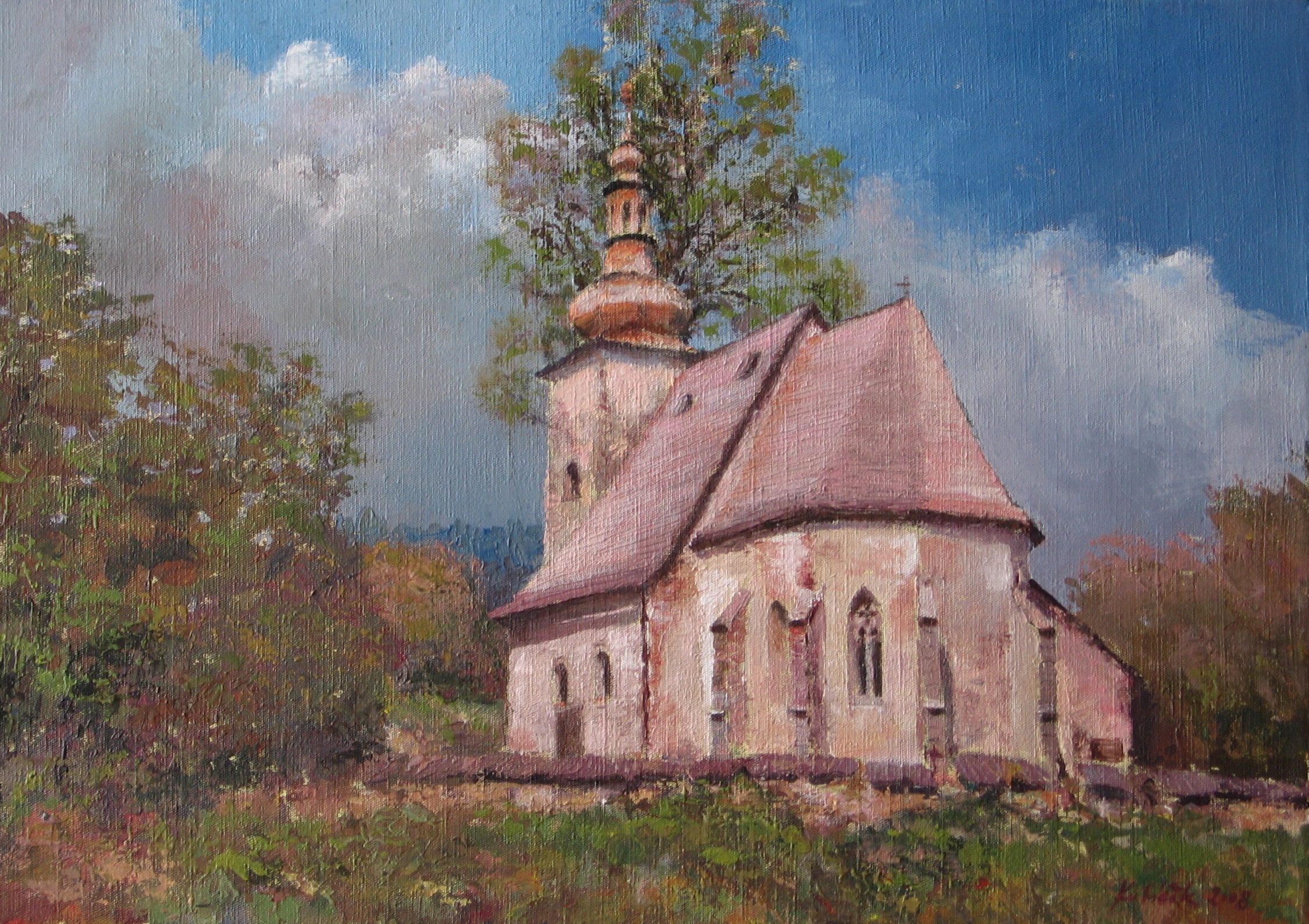 Loukov 2008 akryl na plátně 45 x 60