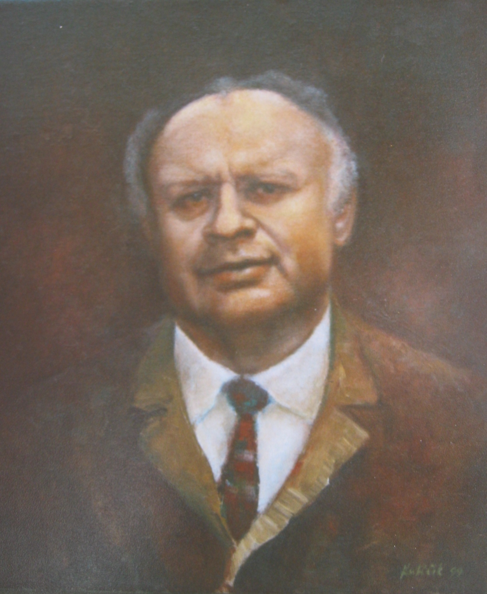 Evžen 1999 olej na plátně 40x35